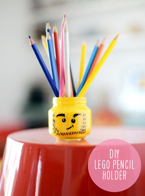 DIY LEGO Pencil Holder