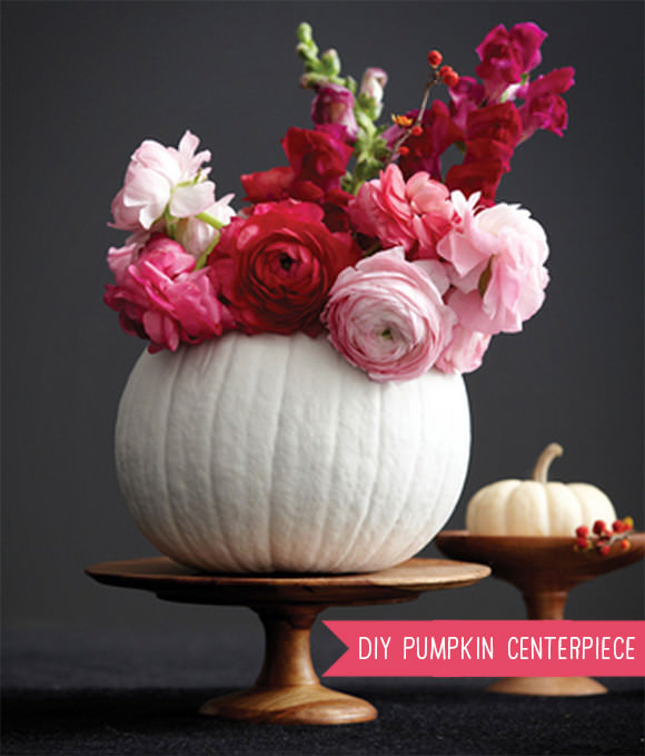 DIY Pumpkin Vase Centerpiece Tutorial