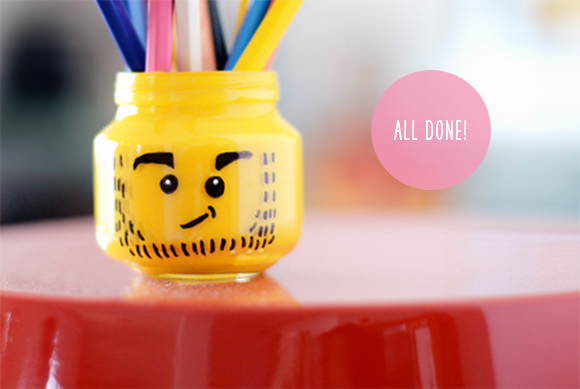 DIY LEGO Pencil Holder