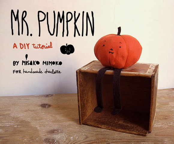 DIY Mr. Pumpkin Plush Doll Tutorial