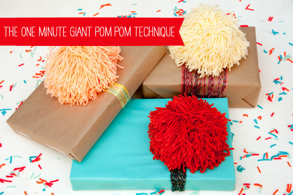 The One Minute Giant Pom Pom Technique