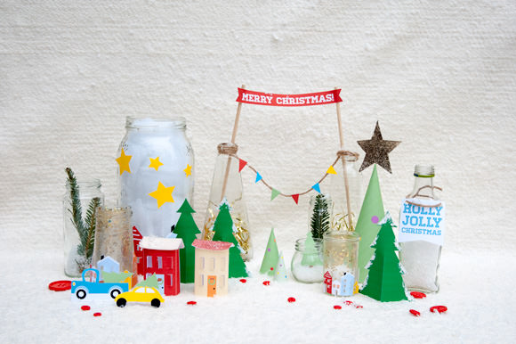 HP Free Printable Holiday Village