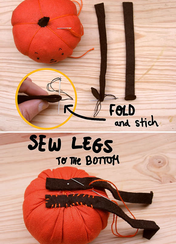 DIY Mr. Pumpkin Plush Doll Tutorial