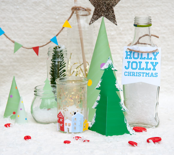 HP Free Printable Holiday Village