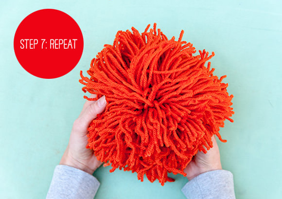 1skein DIY Pom Pom Yarn