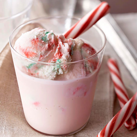 Peppermint Eggnog Punch Recipe