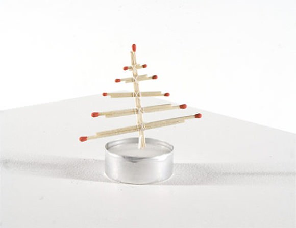 DIY Tea Light Christmas Tree