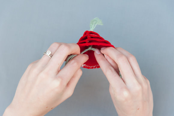 DIY Felt Tree Ornaments