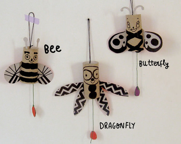 DIY Jumping Jack Bugs - super fun!