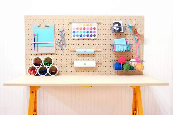 DIY Craft Station for Kids