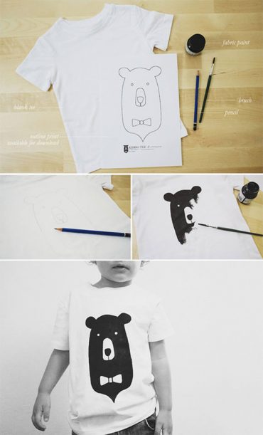 DIY Bear Kiddo Tee
