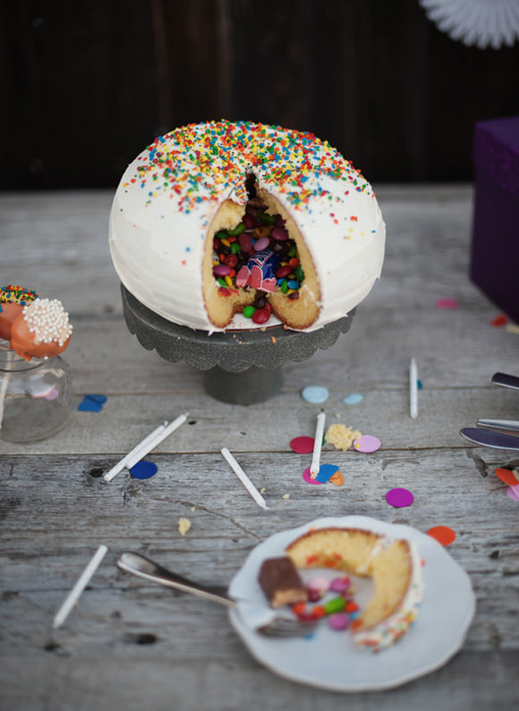 DIY Pinata Cake