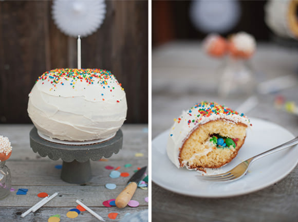 DIY Pinata Cake