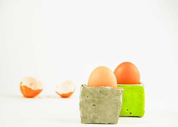 DIY Concrete Egg Bunker