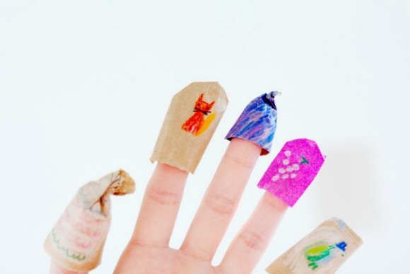 Paper Finger Puppets by Yumiko Froehlich