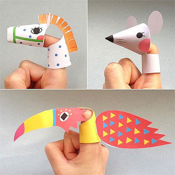 Printable Animal Finger Puppets