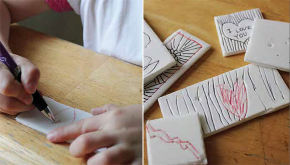 DIY Styrofoam Stickers via The Artful Parent