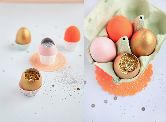Glitter & Confetti Filled Easter Eggs