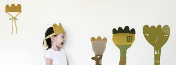 Flower Princess Crowns, available from Colette Bream on Etsy