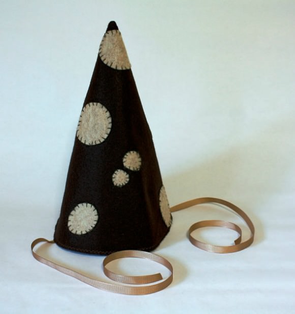 Gnome Mushroom Cone Hat from Hunting Faeries on Etsy