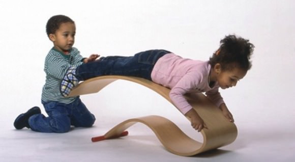 Swingo Children's Rocker, flip it over and use it as a slide!
