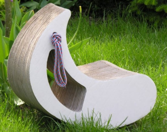 Modern Cardboard Rocker for Kids by LaboratoryArt