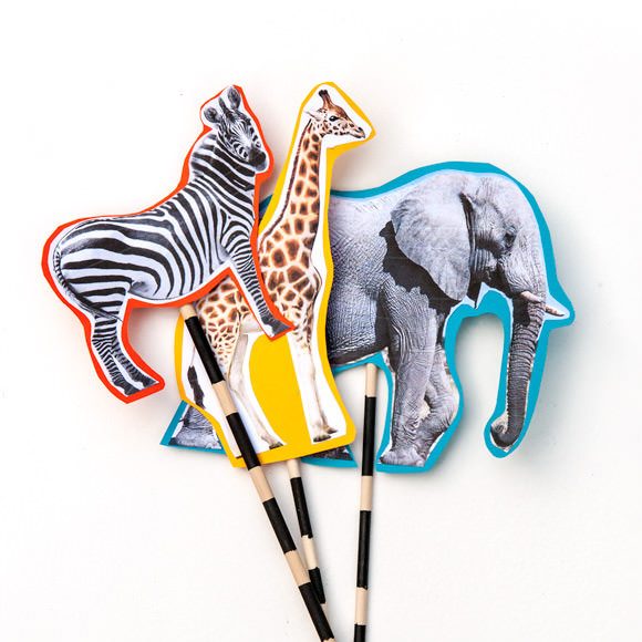 DIY Safari Animal Puppets