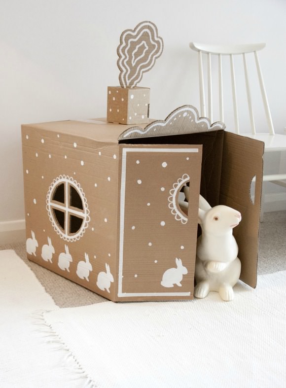 Cardboard House for Kids