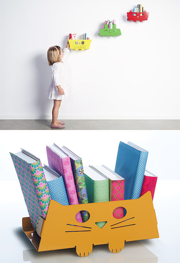 Forest Animal Bookshelves for Kids by Menut