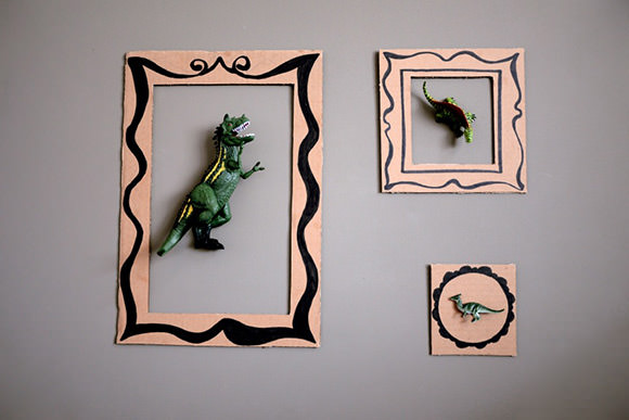 DIY Dino Frames for Kids