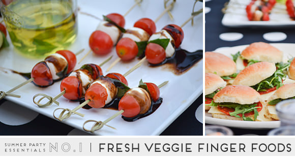 Summer Party Essentials: Fresh Veggie Finger Food Recipes