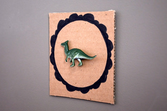 DIY Dino Frames for Kids