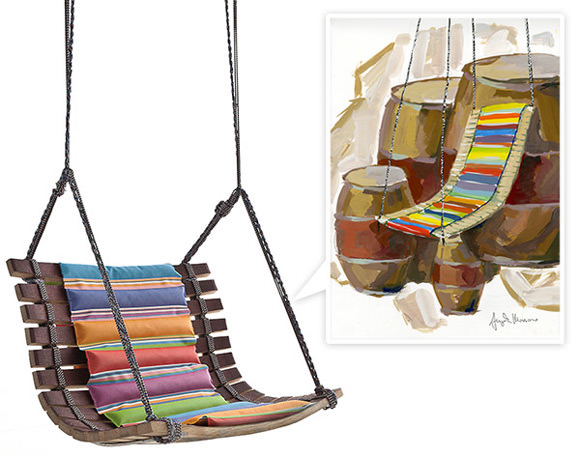Swing Chair by Angela Missoni