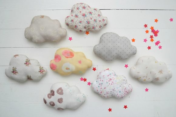 Decorate Cloud Pillows for Kids' Rooms