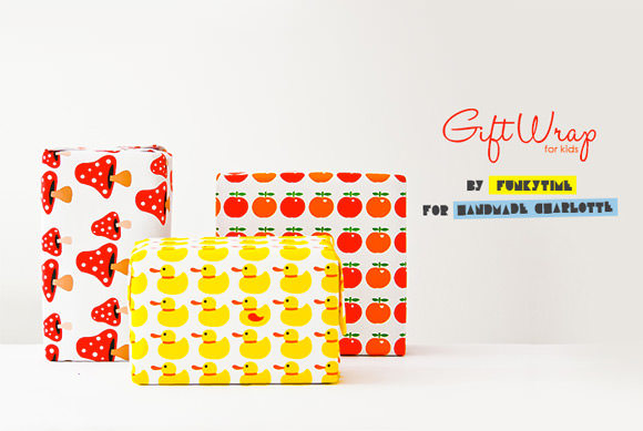 DIY Printable Gift Wrap For Kids