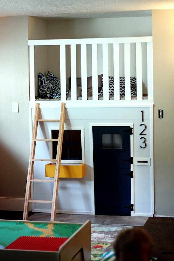 Repurposed Closet in a Kid's Room