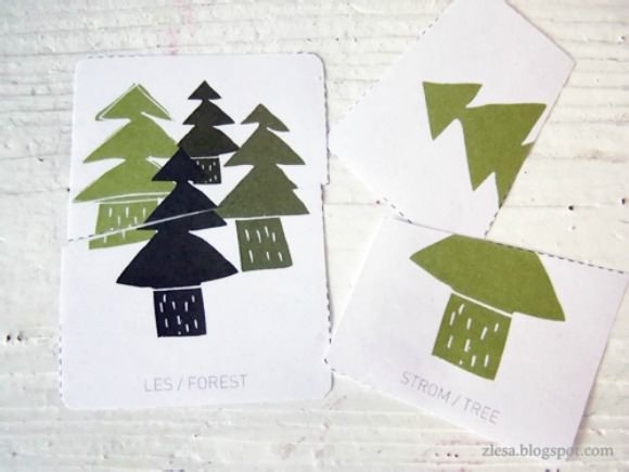 DIY forest puzzle by Z lesa