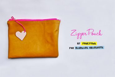 DIY Summer Love Zipper Pouch