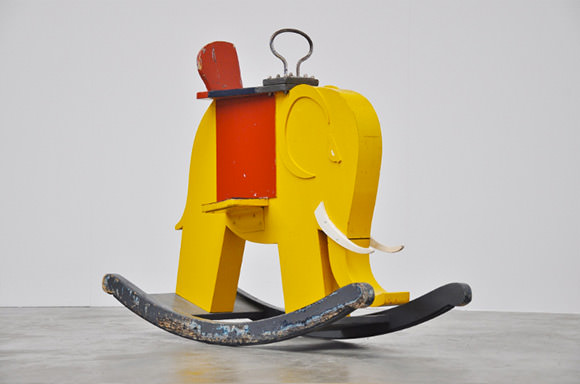 Vintage Playthings: De Stijl Elephant Rocker