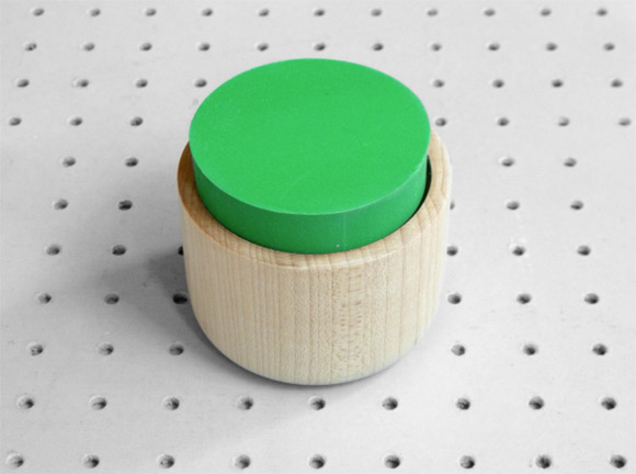 Eraser Clip Pot from Present & Correct (eraser lid you can actually use!)