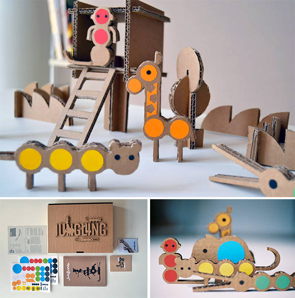 Etsy Finds: Cardboard Jungling Craft Kit for Kids