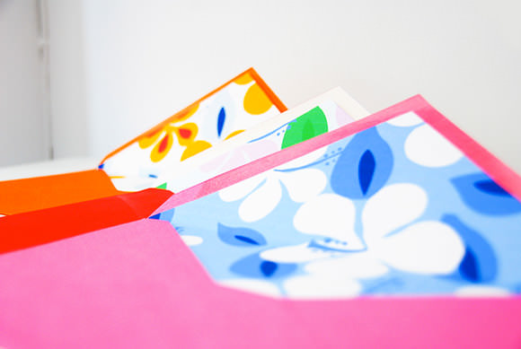 DIY Printable Summertime Envelope Liners