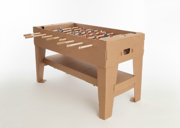 Kartoni Cardboard Kicker Foosball Table