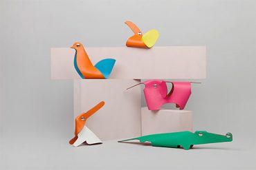 Leather Origami Animals