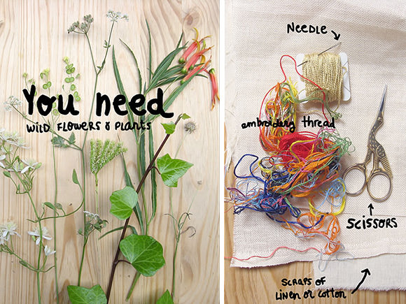 DIY Folk Art Nature Embroidery: What You Need