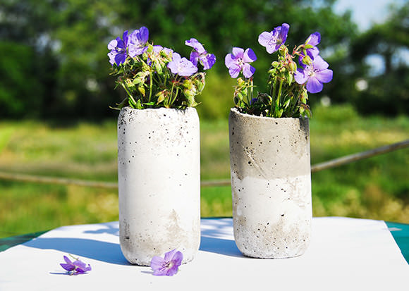 DIY Concrete Vase