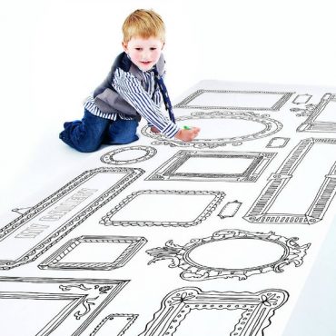 Giant Color-In Portrait Poster for Kids