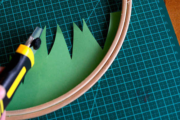 DIY Embroidery Hoop Mobile Tutorial: Step 2