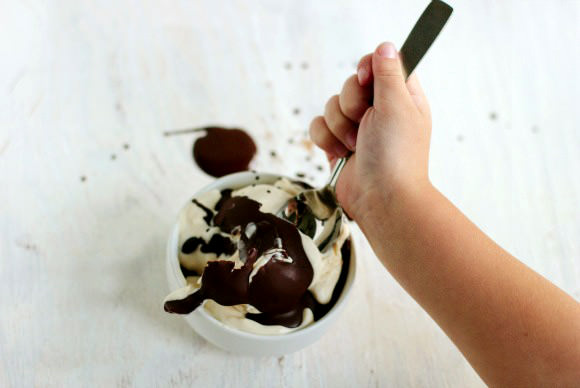 Recipe: No-Churn Peanut Butter Ice Cream with Chocolate Magic Shell