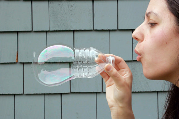 DIY Recycled Bubble Blowers